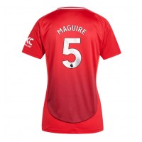 Manchester United Harry Maguire #5 Replica Home Shirt Ladies 2024-25 Short Sleeve